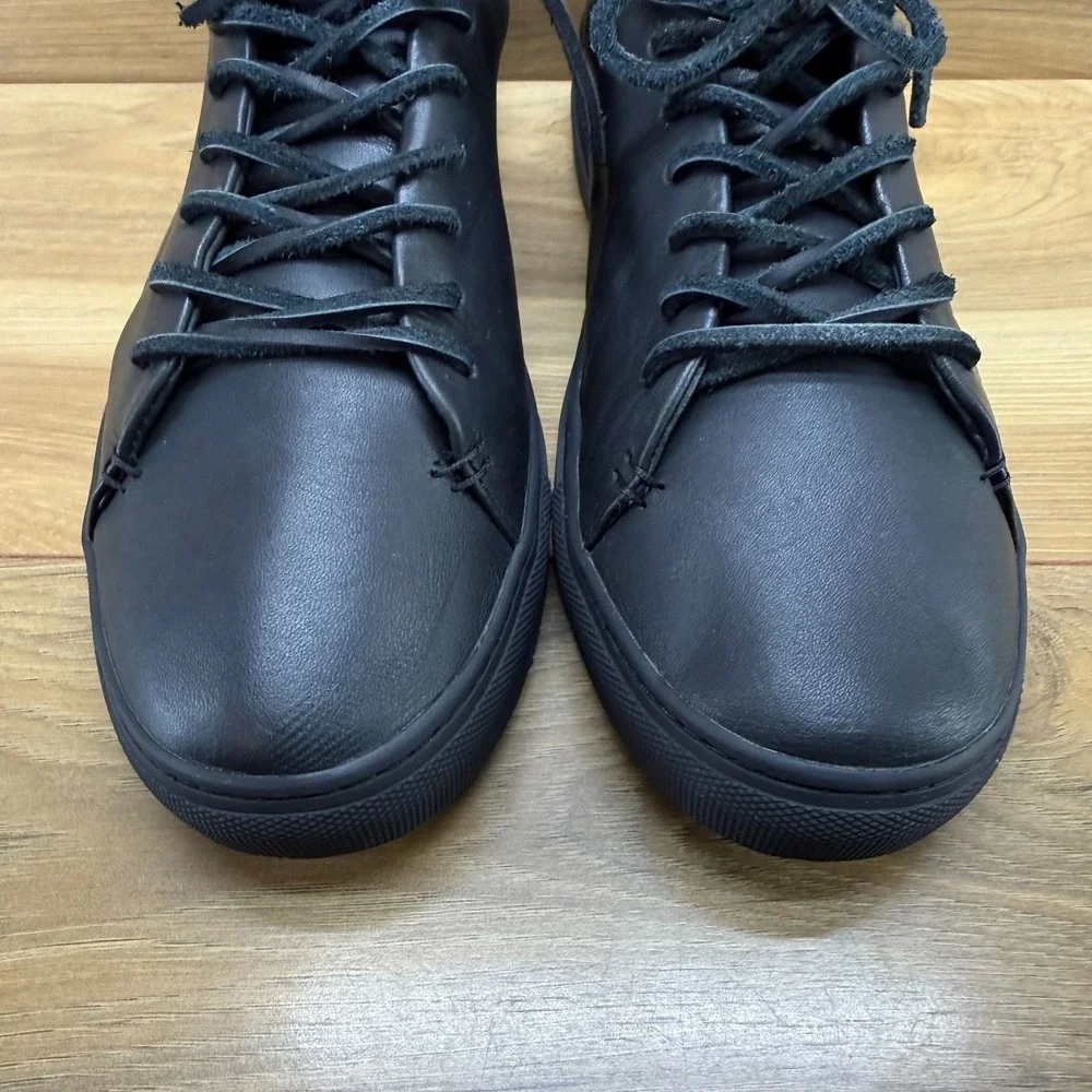 Thursday Premier Sneaker Womens 9.5 Black Leather Low Top Modern Minimalist Walk